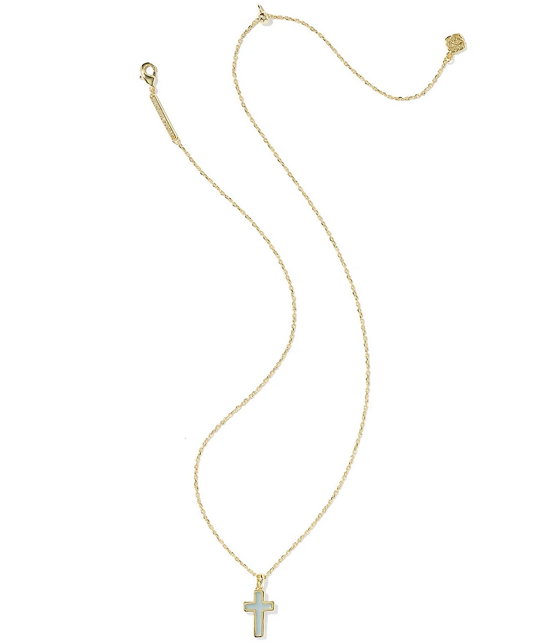 Kendra Scott Cross Short Pendant Necklace