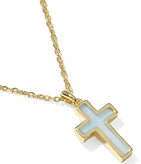 Kendra Scott Cross Short Pendant Necklace