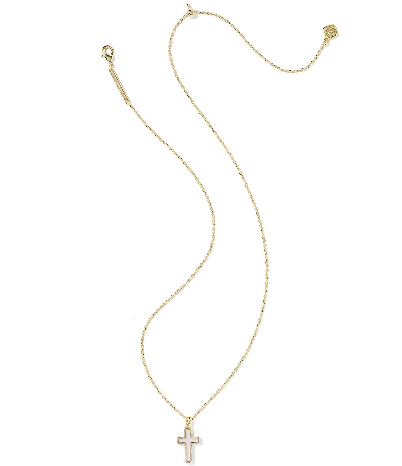 Kendra Scott Cross Short Pendant Necklace