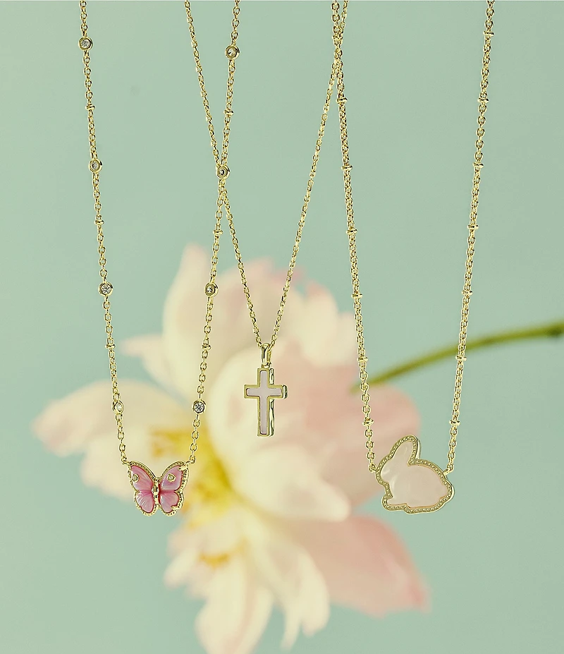 Kendra Scott Cross Short Pendant Necklace