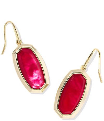 Kendra Scott Dani Bezel Drop Earrings