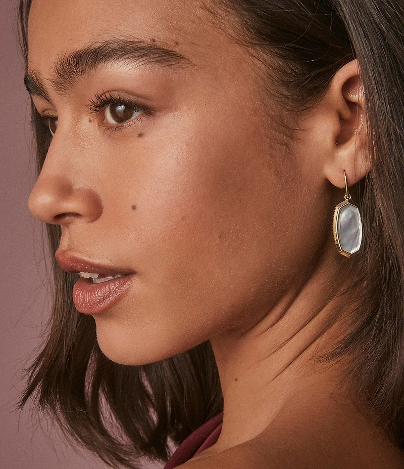 Kendra Scott Dani Bezel Drop Earrings