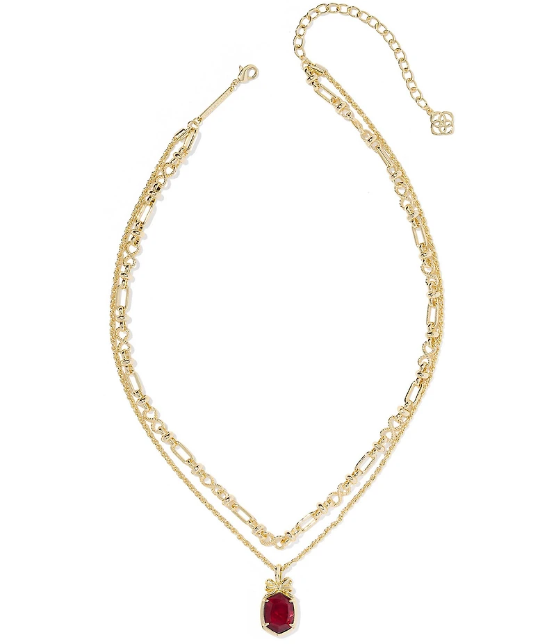 Kendra Scott Daphne Bow Short Multi-Strand Necklace