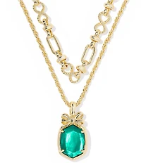 Kendra Scott Daphne Bow Short Multi-Strand Necklace