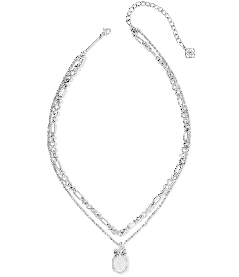 Kendra Scott Daphne Bow Short Multi-Strand Necklace