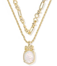 Kendra Scott Daphne Bow Short Multi-Strand Necklace