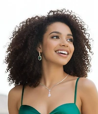 Kendra Scott Daphne Crystal Frame Huggie Hoop Drop Earrings