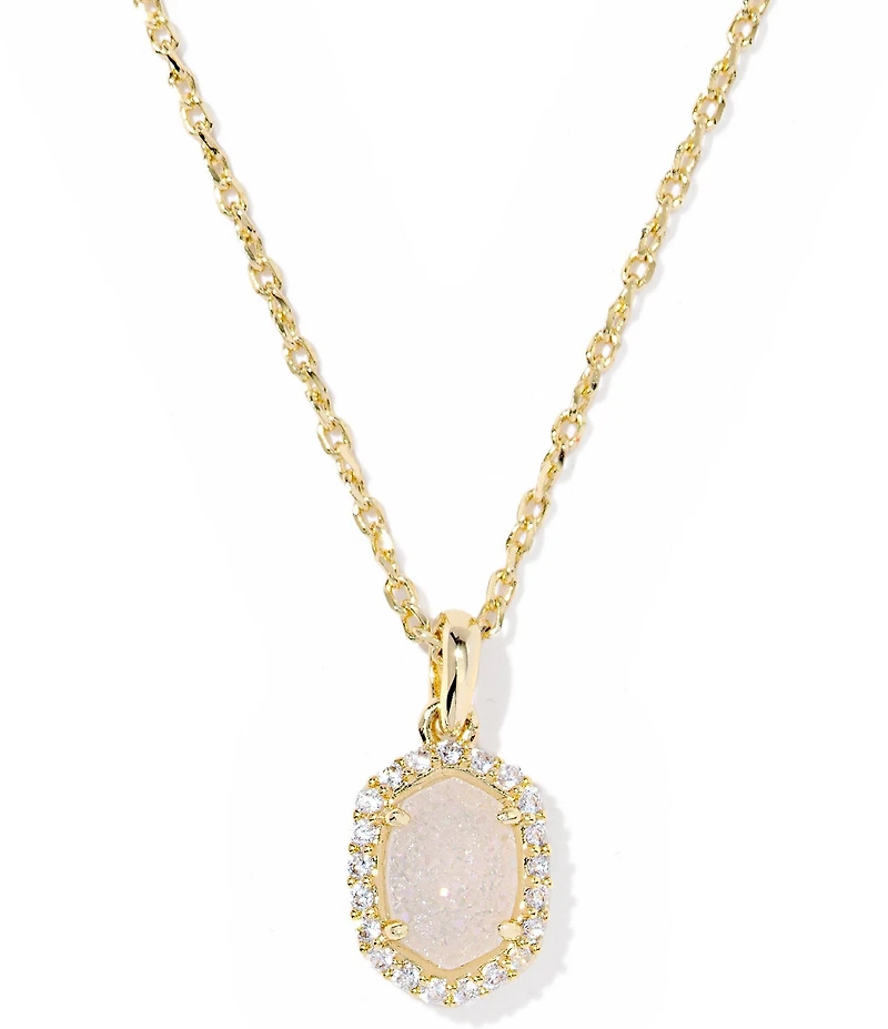 Kendra Scott Daphne Crystal Frame Short Pendant Necklace