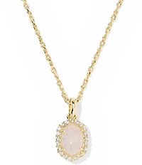 Kendra Scott Daphne Crystal Frame Short Pendant Necklace