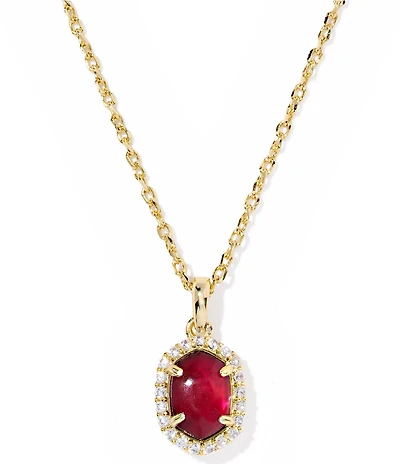 Kendra Scott Daphne Crystal Frame Short Pendant Necklace