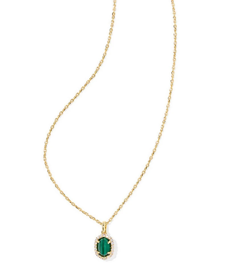 Kendra Scott Daphne Crystal Frame Short Pendant Necklace