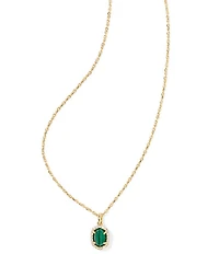 Kendra Scott Daphne Crystal Frame Short Pendant Necklace