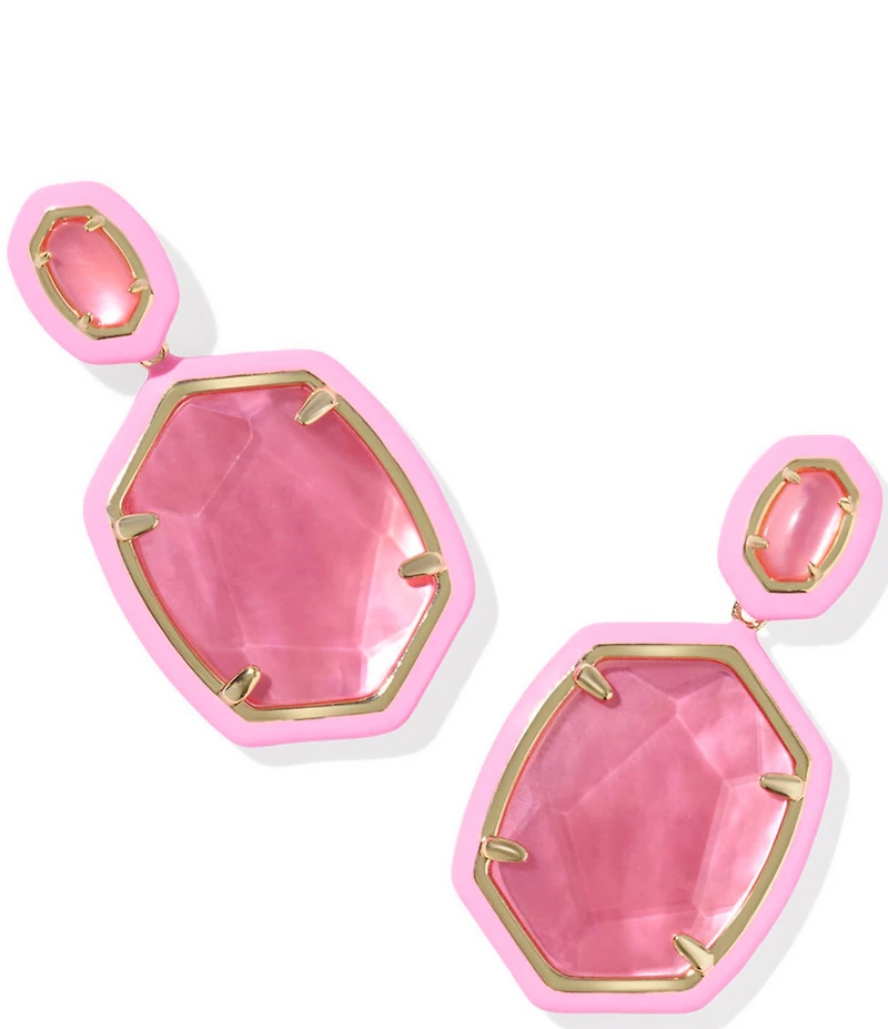 Kendra Scott Daphne Enamel Frame Drop Earrings