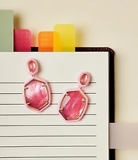 Kendra Scott Daphne Enamel Frame Drop Earrings