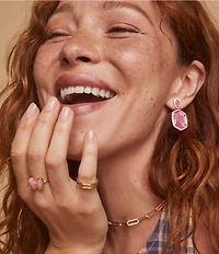 Kendra Scott Daphne Enamel Frame Drop Earrings