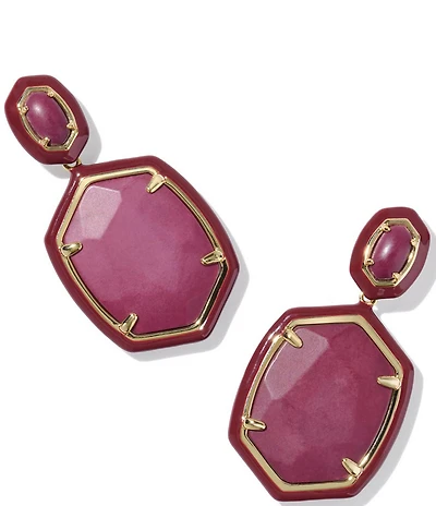 Kendra Scott Daphne Enamel Frame Drop Earrings