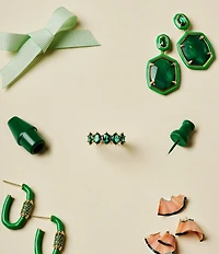 Kendra Scott Daphne Enamel Frame Drop Earrings