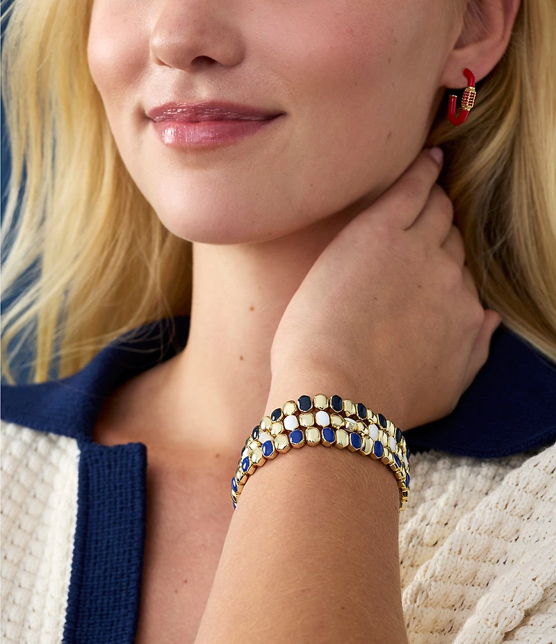 Kendra Scott Daphne Enamel Stretch Bracelet