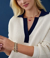Kendra Scott Daphne Enamel Stretch Bracelet