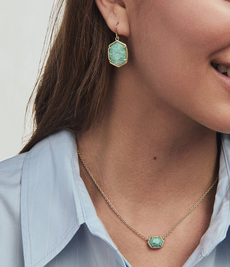 Kendra Scott Daphne Frame Short Pendant Necklace