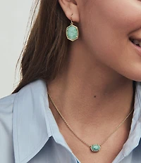 Kendra Scott Daphne Frame Short Pendant Necklace