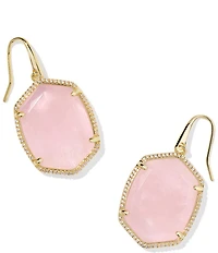 Kendra Scott Daphne Pave Frame Drop Earrings