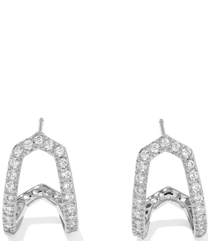 Kendra Scott Daphne Pave Huggie Hoop Earrings