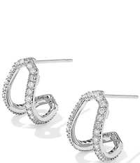 Kendra Scott Daphne Pave Huggie Hoop Earrings