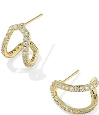 Kendra Scott Daphne Pave Huggie Hoop Earrings