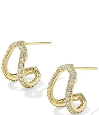 Kendra Scott Daphne Pave Huggie Hoop Earrings