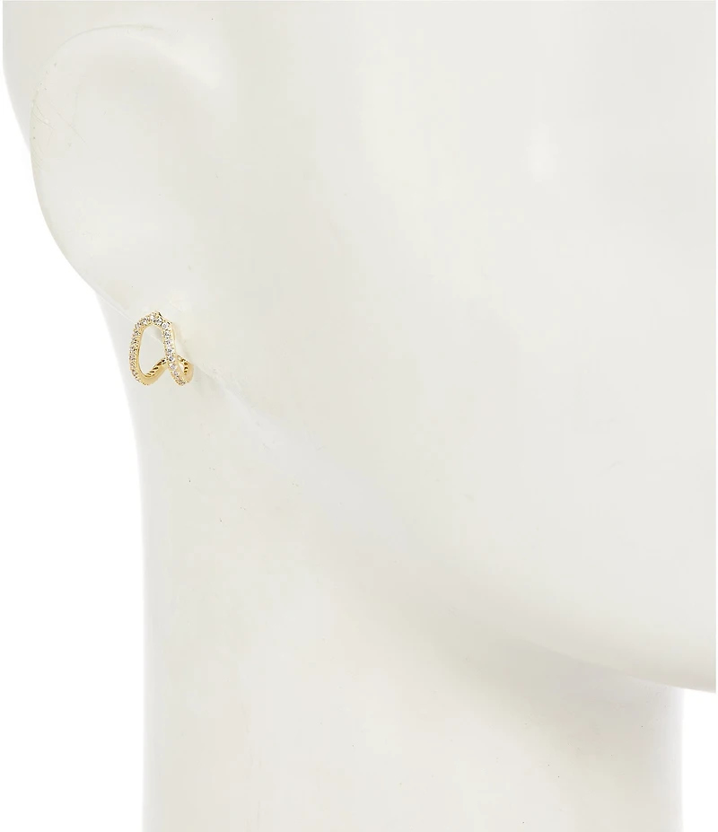 Kendra Scott Daphne Pave Huggie Hoop Earrings