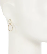 Kendra Scott Daphne Pave Open Frame Drop Earrings