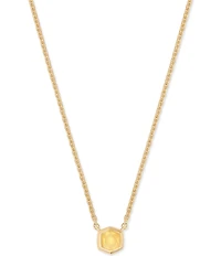 Kendra Scott Davie Pave 14K Gold Short Pendant Necklace