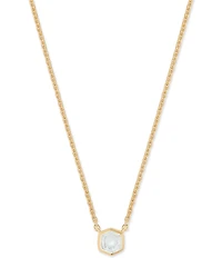 Kendra Scott Davie Pave 14K Gold Short Pendant Necklace