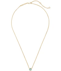 Kendra Scott Davie Pave 14K Gold Short Pendant Necklace
