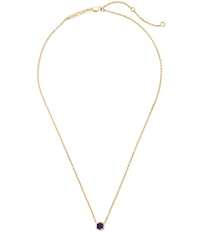 Kendra Scott Davie Pave 14K Gold Short Pendant Necklace