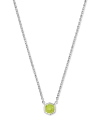 Kendra Scott Davie Pave Sterling Silver Short Pendant Necklace