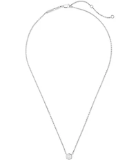 Kendra Scott Davie Pave Sterling Silver Short Pendant Necklace