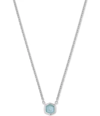 Kendra Scott Davie Pave Sterling Silver Short Pendant Necklace