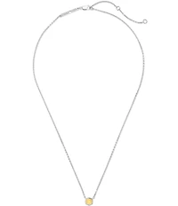Kendra Scott Davie Pave Sterling Silver Short Pendant Necklace