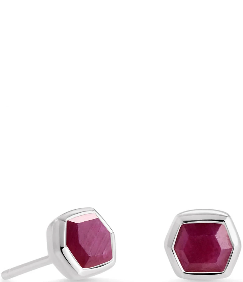 Kendra Scott Davie Sterling Silver Stud Earrings