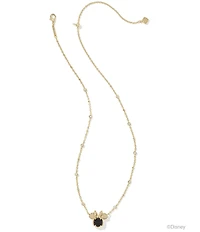 Kendra Scott Disney / Kendra Scott Gold Minnie Mouse Short Pendant Necklace
