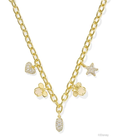 Kendra Scott x Disney Mickey Mouse & Minnie Mouse Chain Charm Necklace