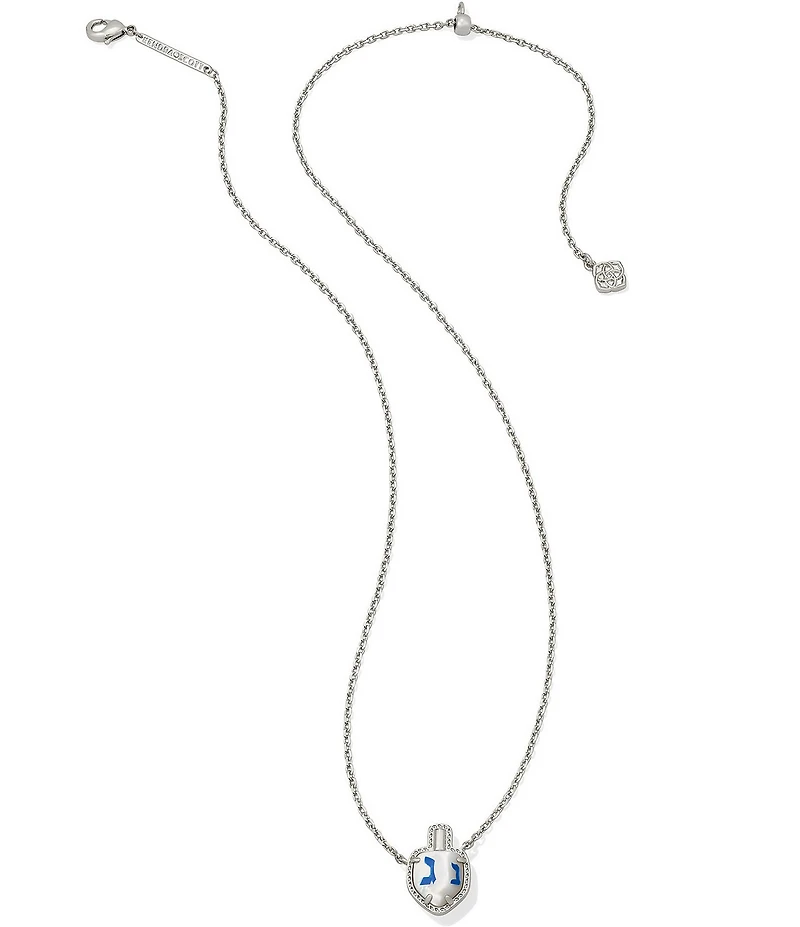 Kendra Scott Dreidel Short Pendant Necklace