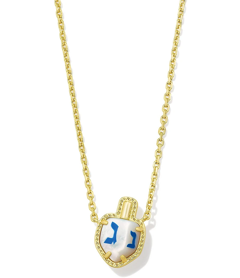 Kendra Scott Dreidel Short Pendant Necklace