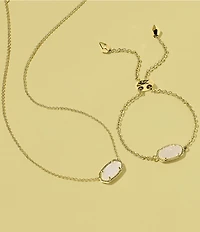 Kendra Scott Elaina Gold Drusy Adjustable Chain Bracelet
