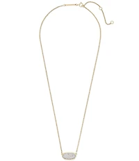 Kendra Scott Elisa 14K White Gold Pendant Necklace
