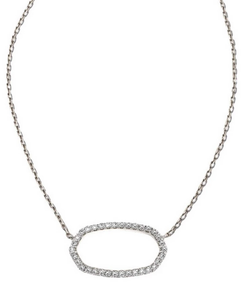 Kendra Scott Elisa 14K Open Frame Short Pendant Necklace