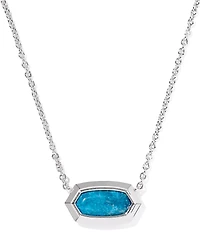 Kendra Scott Elisa Bezel Short Pendant Necklace