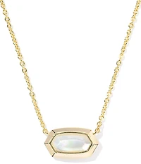 Kendra Scott Elisa Bezel Short Pendant Necklace